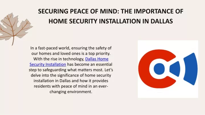 securing peace of mind the importance of home