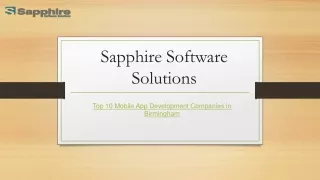 sapphire software solutions