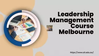 Leadership Management Course Melbourne (1)