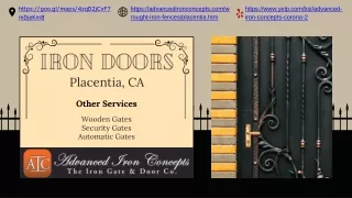 Iron Doors Placentia, CA