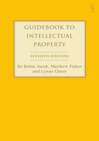 [READ DOWNLOAD] Guidebook to Intellectual Property