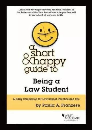 get [PDF] Download A Short & Happy Guide to Being a Law Student (Short & Happy Guides)