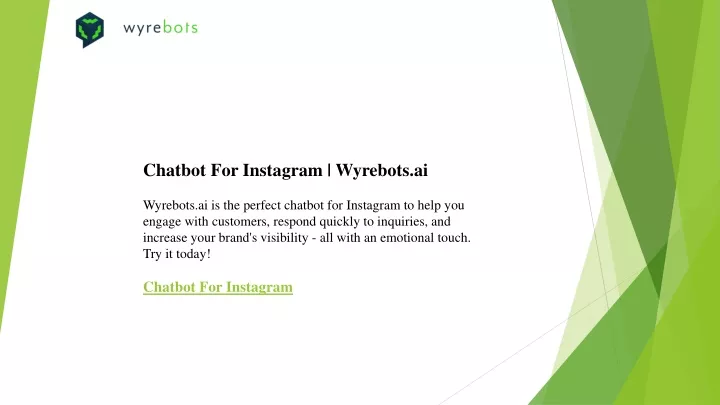 chatbot for instagram wyrebots ai wyrebots