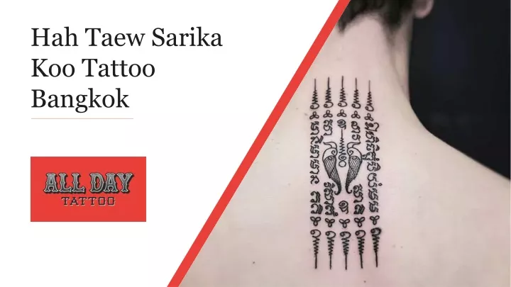 hah taew sarika koo tattoo bangkok