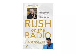 Download PDF Rush on the Radio A Tribute from His Friend and Sidekick James Gold