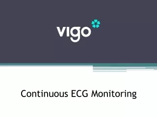 Continuous ECG Monitoring - vigocare.com