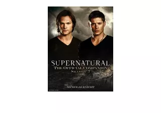 PDF read online Supernatural The Official Companion Season 7 unlimited