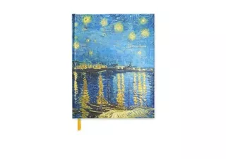 Ebook download Van Gogh Starry Night over the Rhône Blank Sketch Book Luxury Ske