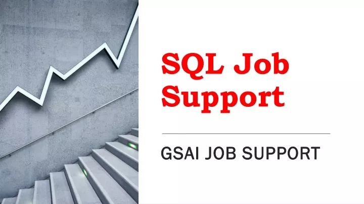 sql job support