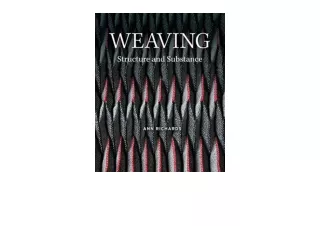Download PDF Weaving Structure and Substance free acces