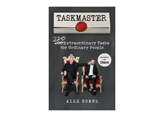 Ebook download Taskmaster 200 Extraordinary Tasks for Ordinary People free acces