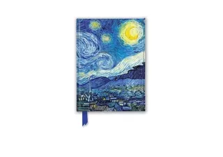 PDF read online Vincent van Gogh The Starry Night Foiled Journal Flame Tree Note