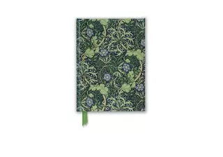 Download William Morris Seaweed Wallpaper Design Foiled Journal Flame Tree Noteb