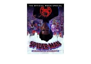Download SpiderMan Across the SpiderVerse The Official Movie Special Book unlimi