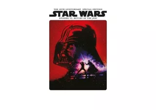 Download PDF Star Wars The Return of The Jedi 40th Anniversary Special Edition u