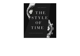 Ebook download The Style of Time The Evolution of Wristwatch Design full