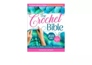 Kindle online PDF The Crochet Bible 5 in 1 The Ultimate Collection of Stitches w