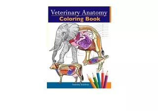 Ebook download Veterinary Anatomy Coloring Book Animals Physiology SelfQuiz Colo