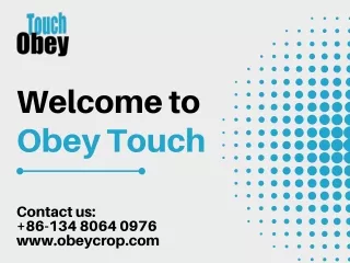 Buy Touch Monitors Online at Obey Touch