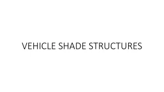 VEHICLE SHADE STRUCTURES