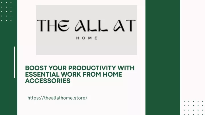 boost your productivity with essential work from
