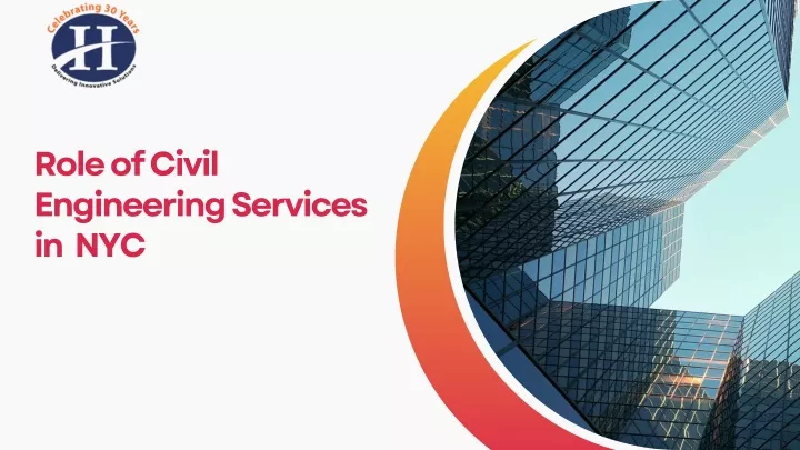 role of civil engineering services in nyc
