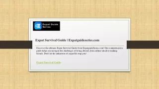 Expat Survival Guide  Expatguideseries.com