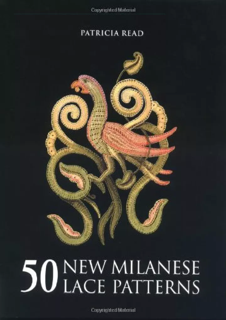 50 new milanese lace patterns download pdf read
