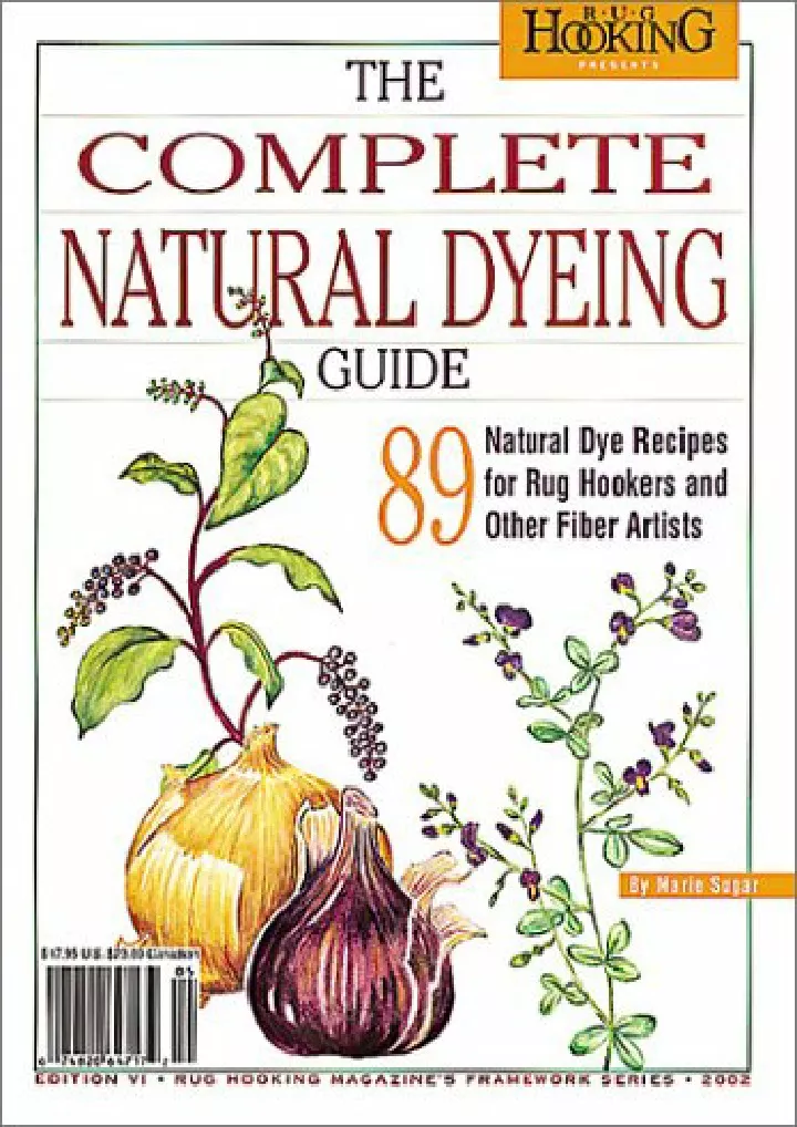 complete natural dyeing guide download pdf read
