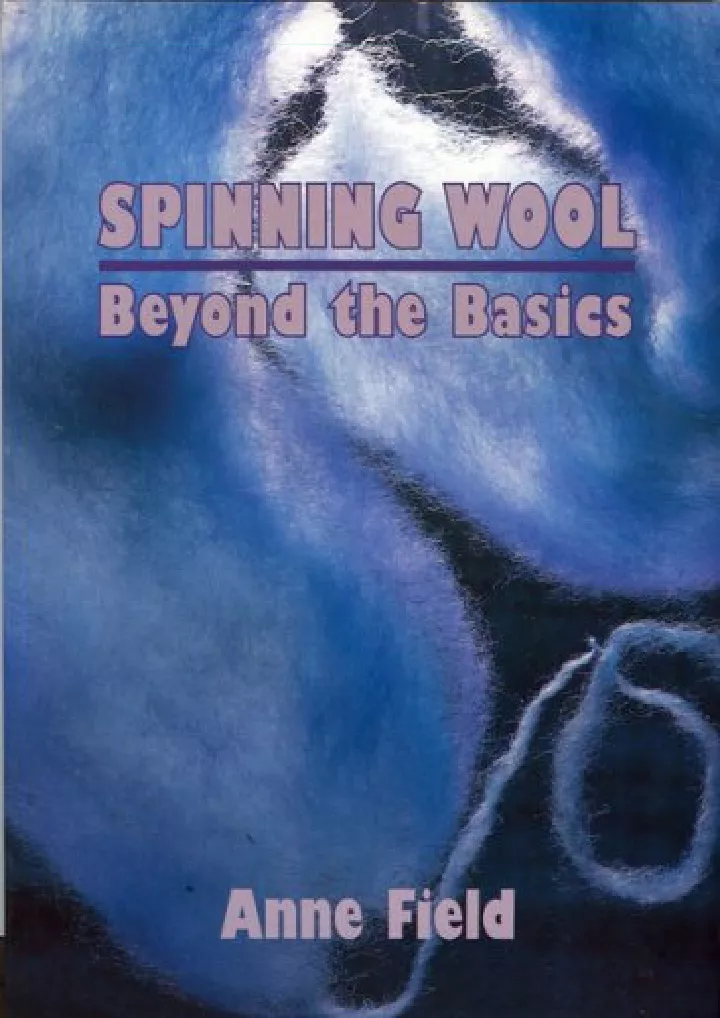 spinning wool beyond the basics download pdf read
