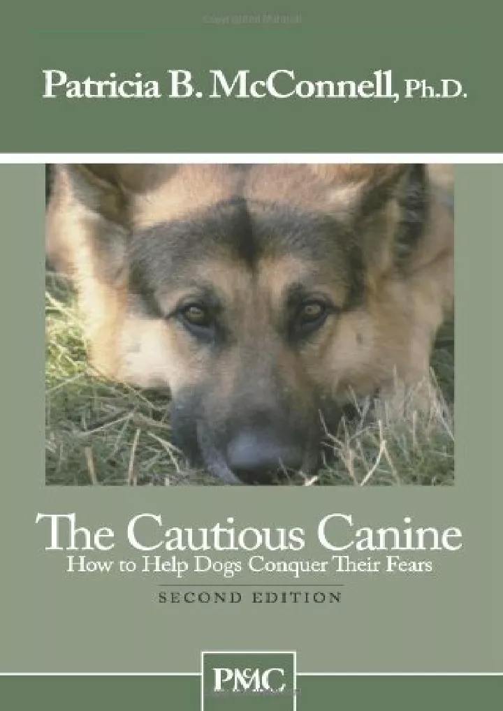 the cautious canine how to help dogs conquer
