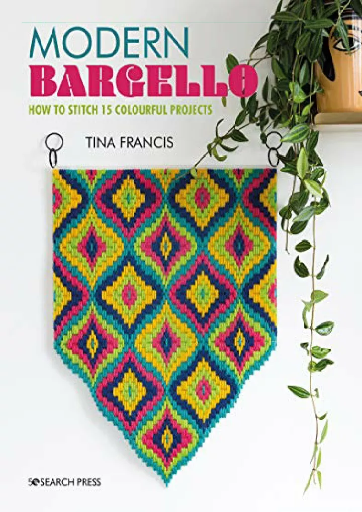 modern bargello how to stitch 15 colourful