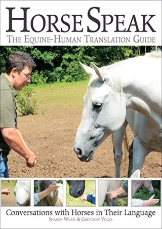[PDF] READ Free Horse Speak: Conversations with Horses in Their Language be