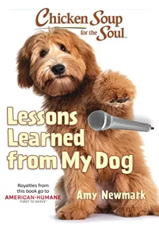 READ/DOWNLOAD Chicken Soup for the Soul: Lessons Learned from My Dog ebooks