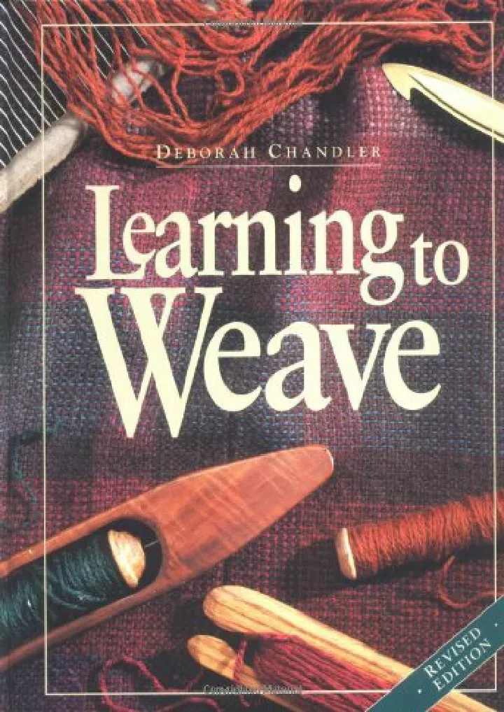 learning to weave revised edition download