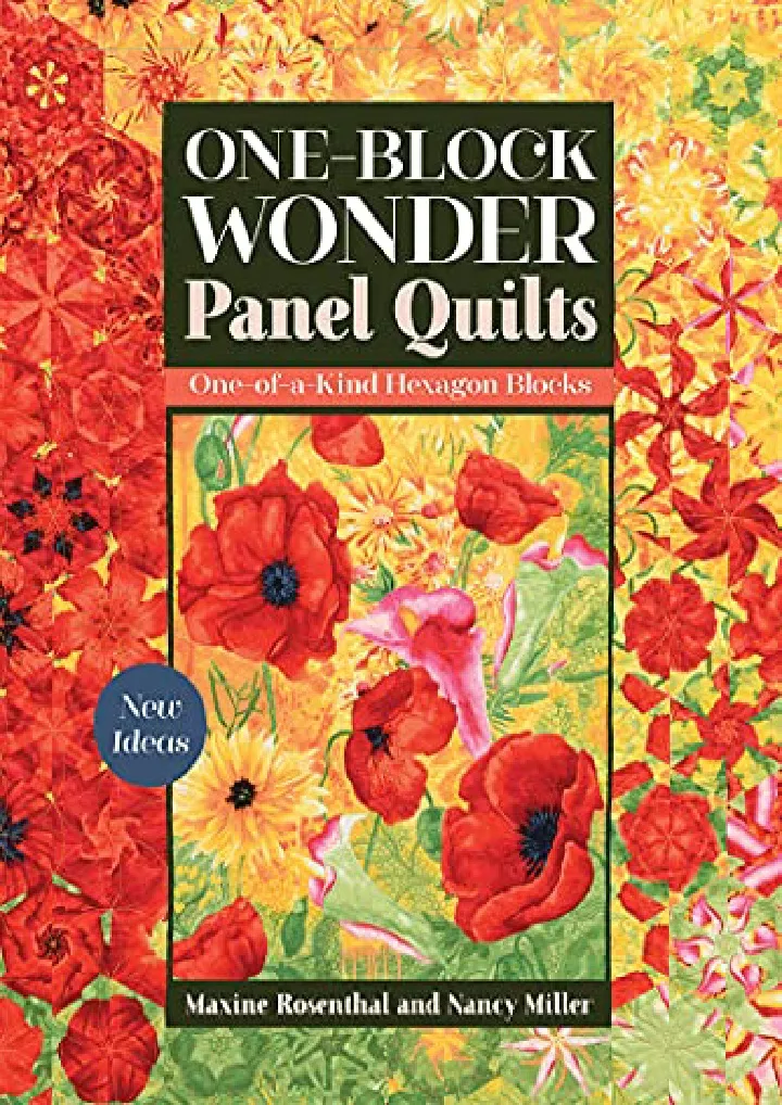 one block wonder panel quilts new ideas