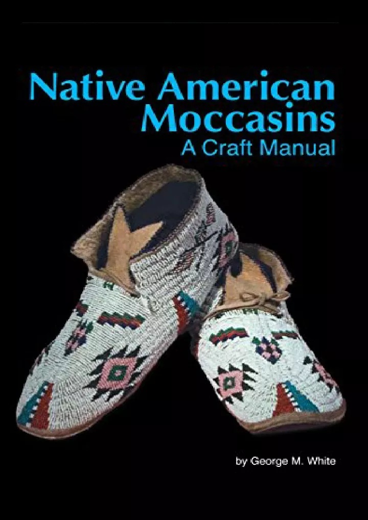 native american moccasins a craft manual download