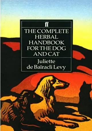 PDF The Complete Herbal Handbook for the Dog and Cat ebooks