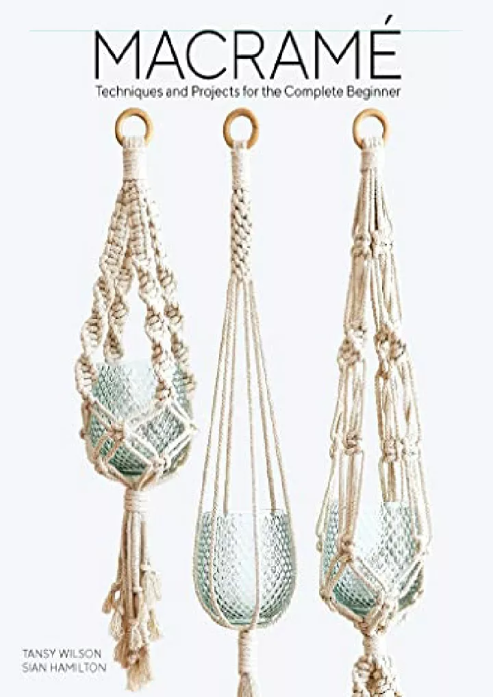 macrame 11 projects to make including