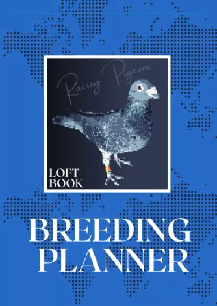 racing pigeon loft book breeding planner young