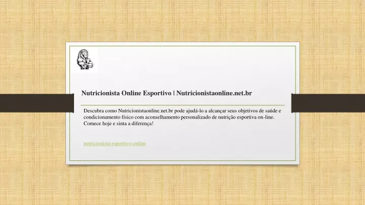 nutricionista online esportivo nutricionistaonline net br