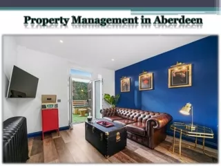 Property Management in Aberdeen