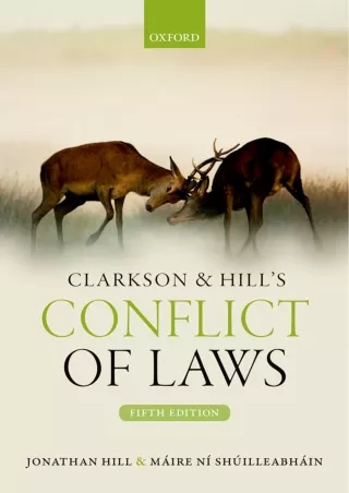 Download Book [PDF] Clarkson & Hill's Conflict of Laws