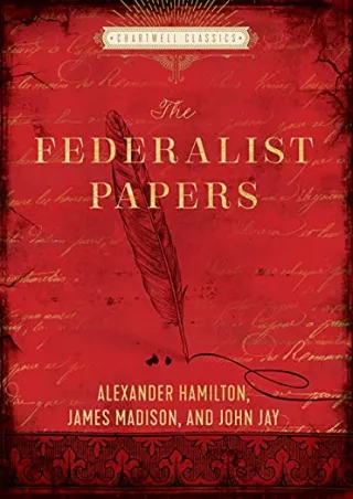 get [PDF] Download The Federalist Papers (Chartwell Classics)