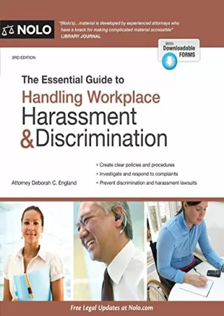 [Ebook] Essential Guide to Handling Workplace Harassment & Discrimination, The