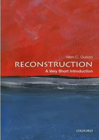 Download [PDF] Reconstruction: A Very Short Introduction (Very Short Introductions)