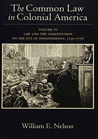 get [PDF] Download The Common Law in Colonial America: Volume IV: Law and the Constitution on the