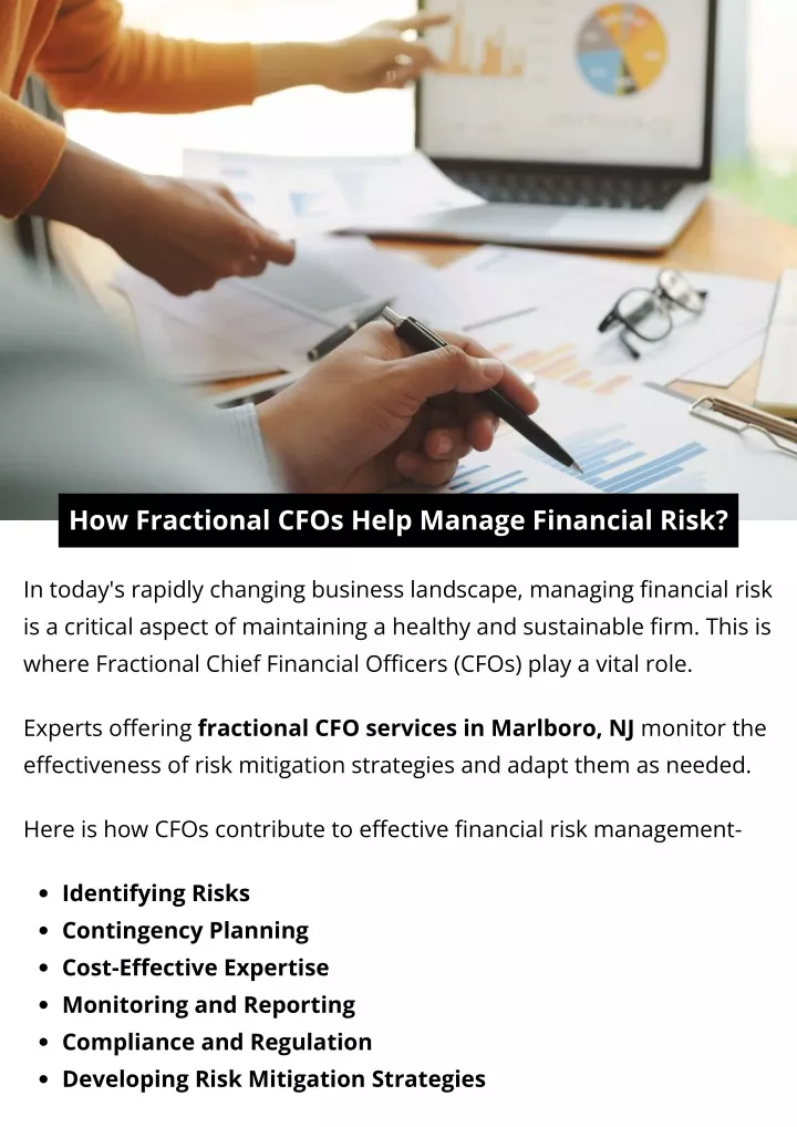 how fractional cfos help manage financial risk