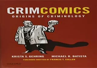 (PDF)FULL DOWNLOAD CrimComics Issue 1: Origins of Criminology