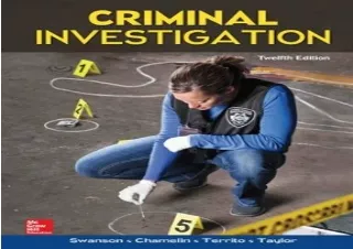 DOWNLOAD️ FREE (PDF) Criminal Investigation